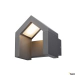 BONA venkovní nástěnné svítidlo, LED, IP54, antracit, 3000K