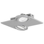 Brea Pro 2flg. 2x 9W 3000K silver IP20