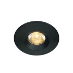Burgio 3W 270lm 3000K 30° Ra90 IP65 dim schwarz