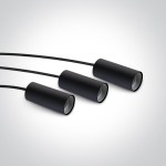 Burgos M 3x20W 230V E27 IP20 schwarz