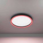 CALPINO WL 17,8W 2150lm RGB + TW Ø420 černá