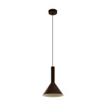 Canalello 40W outside chocolate brown, inside beige IP20