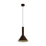 Canalello 40W outside chocolate brown, inside beige IP20