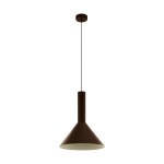 Canalello 40W outside chocolate brown, inside beige IP20