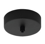 Canopy 1-fold, surface mounted black IP20