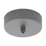 Canopy 1-fold, surface mounted dust-grey (RAL 7037) IP20