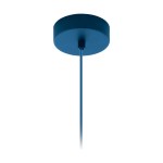 Canopy 1-fold, surface mounted gentian blue (RAL 5010)