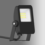 CAPRI LED Basic 10W 840 symetrická ch.černá