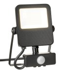CAPRI LED Basic 30W, 3300lm, 3000K, sensor, IP65, černá