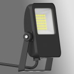 CAPRI LED Basic 30W 840 symetrická ch.černá