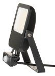 CAPRI LED Basic 50W, 5500lm, 3000K, sensor, IP65, černá