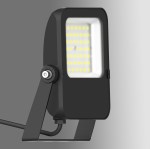 CAPRI LED Basic 50W 840 symetrická ch.černá