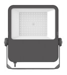 CAPRI LED Basic 70W 7700lm 3000K asymetrická ch. IP65 černá