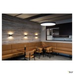 CARISO, LED nástěnné svítidlo 2, 7,5W LED, 3000K,černá/mosaz