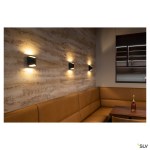 CARISO, LED nástěnné svítidlo 2, 7,5W LED, 3000K,černá/mosaz