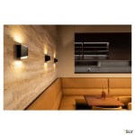 CARISO, LED nástěnné svítidlo 2, 7,5W LED, 3000K,černá/mosaz