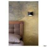 CARISO, LED nástěnné svítidlo 2, 7,5W LED, 3000K,černá/mosaz