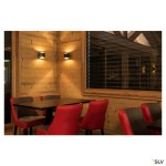 CARISO, LED nástěnné svítidlo 2, 7,5W LED, 3000K,černá/mosaz
