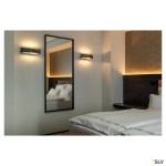 CARISO WL-4 nástěnné LED sv. 2x9W, 3K, černá / mosaz