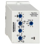 Časové relé blikací 12-240V, 2 přepínací kont. 8A/250V