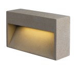 CONCRETO L, 12W 570 lm, 3000K, nástěnné svítidlo, šedá