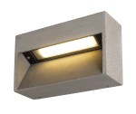 CONCRETO L, 12W 570 lm, 3000K, nástěnné svítidlo, šedá