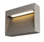 CONCRETO M, 8,5W 350 lm, 3000K, nástěnné svítidlo, šedá