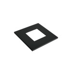 Cover plate Cave Q LED black