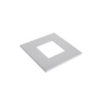 Cover plate Cave Q LED IP white