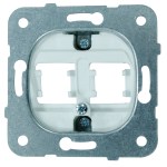 Datová zásuvka pro 2 keystone RJ45, neosazená
