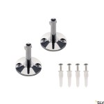 Deflektor pro lankovy system kratka 6cm 2 ks. sada chrom