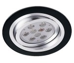 Dena-R/A2 75W G53 AR111, 12V, IP20, schwarz