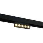 Dio 12W 930 48V DC natáčecí pro mag. profil Vigo, černý