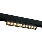 Dio 22W 930 48V DC Dali natáčecí pro mag. profil Vigo, černý
