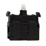 Dioda LED 85-264VAC,červená,zadní,pérová