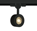 Disk Track 1 LED 8W 600lm 3000K 36° 230V Triac IP20 black