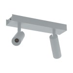 DOBLAS LED-BALKS/2 SILVER 4000K