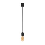 DOBLEY PRO závěsné svítidlo 1xE27 40W, nikl/nerezová ocel