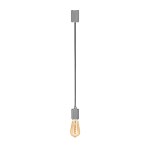 DOBLEY PRO závěsné svítidlo 1xE27 40W, stříbrná