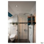 DOLIX OUT QPAR51, square, matt chrome
