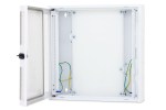Domovní rozvaděč DW4H datový, 3-ř, 44xToolless,4x 230V,R9003