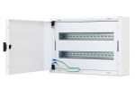 Domovní rozvaděč DW4H elektro, 2-řadý / 44 TE, RAL 9003