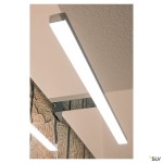 DORISA LED svítidlo nad zrcadlo, dlouhé, chrom, 4000K, IP44