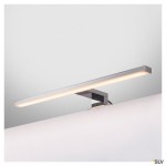 DORISA LED svítidlo nad zrcadlo, dlouhé, chrom, 4000K, IP44