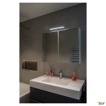 DORISA LED svítidlo nad zrcadlo, krátké, chrom, 4000K, IP44