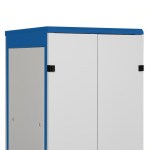 Dveře dvoukřídlé plechové, pro rozvaděč 42U, šířka 800mm