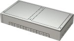 Dvojitý box pro 2 podl. krabice RB 2x7M, 273x521x83-128mm