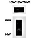 Elegance Round 3 Evolution 24W/18W/10W 3K/4K DALI IP54 bílá