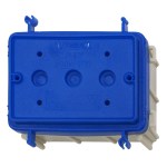 Elektroinstalační krabice do betonu, 3M, zapuštěná