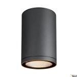 ENOLA ROUND L, Outdoor, stropní LED svítidlo, antracitové, C